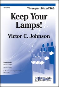 Keep Your Lamps! Three-Part Mixed choral sheet music cover Thumbnail